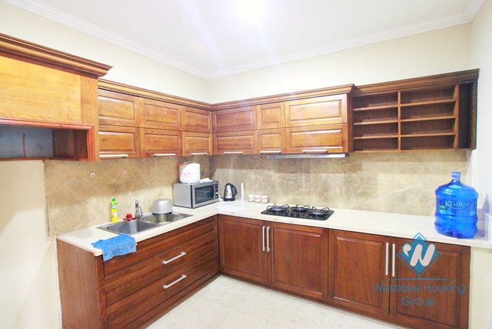 One bedroom apartment with a huge back yard garden for rent on Xuan Dieu